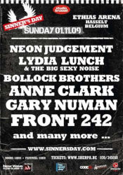 Gary Numan 2009 Venue Poster Hasselt